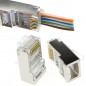 Plug Mâle traversant FTP (blindé) AWG 26 a sertir (X50) pour cable VIP nexans