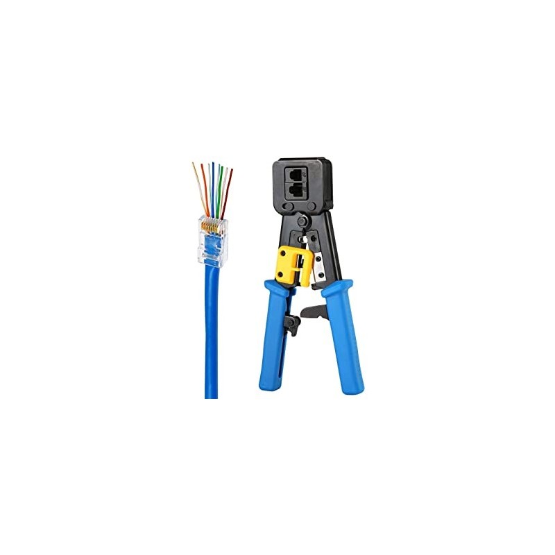 Pince à plug mâle RJ45 traversant  Noyaux RJ45 35,20 €Noyaux RJ45