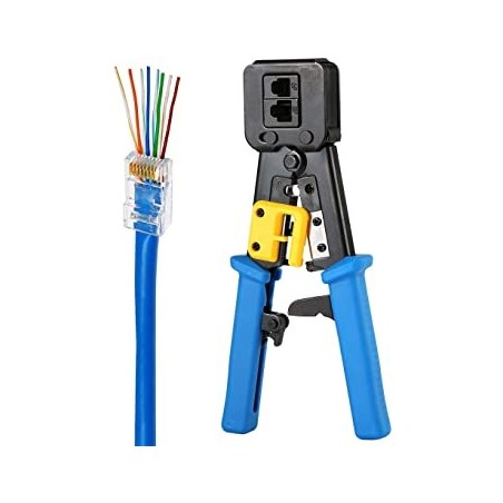 Pince à plug mâle RJ45 traversant  Noyaux RJ45 35,20 €Noyaux RJ45