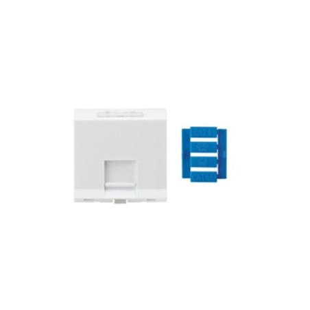 Plastron incliné 1 port 45 X 45 avec volet FIBREOS Plastrons RJ45 et accessoires 1,92 €Plastrons RJ45 et accessoires