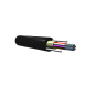 Câble Microgaine Aéro/Sout 12FO SM  armé fibre de verre PE 1T12 G652D