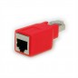 Adaptateur RJ45 croisé STP, blindé, Cat5e