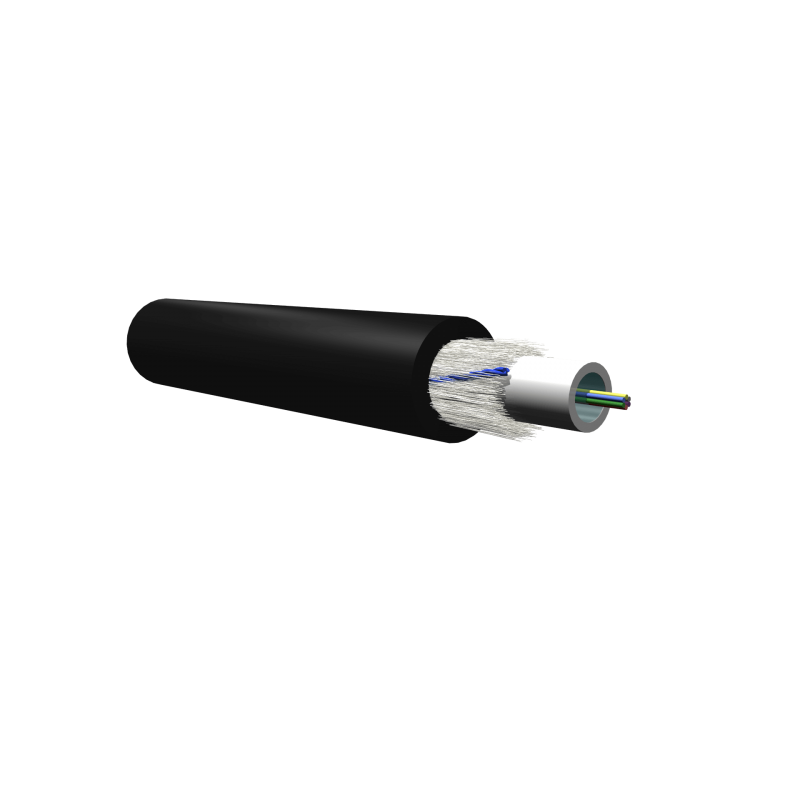 Câble unitube intérieur/extérieur 24FO OM3 armé fibre de verre LSOH OPTRAL Cables optiques multimodes 2,36 €Cables optiques m...