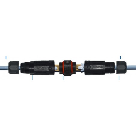 Jonction RJ45 1Gb étanche IP 68
