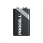  Piles alcalines Duracell Procell 9V - 6LR61 673mAh Par 10