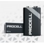  Piles alcalines Duracell Procell 9V - 6LR61 673mAh Par 10