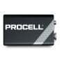  Piles alcalines Duracell Procell 9V - 6LR61 673mAh Par 10