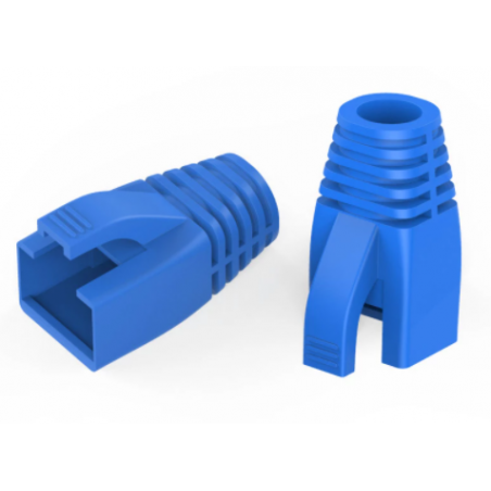 Manchon souple pour connecteurs RJ45 AWG23(diam,8mm) X 50 pièces