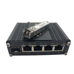 Mini Switch Industriel 4 Port 10/100/1000T 802.3at PoE+1 Port SFP 100/1000 Discreet Lan Switchs industriels 90,00 €Switchs in...