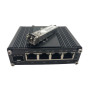 Mini Switch Industriel 4 Port 10/100/1000T 802.3at PoE+1 Port SFP 100/1000