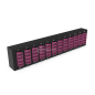 Plaquette d'adaptateurs MP2 12 LC QD Fuchsia (chargée) NEXCONEX