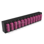 Plaquette d'adaptateurs MP2 12 SC DX Fuchsia (chargée) NEXCONEX