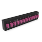 Plaquette d'adaptateurs MP2 12 SC SX Fuchsia (chargée) NEXCONEX