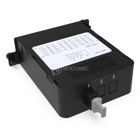 Module de transition HD 24FO MM OM3/OM4 Premium LC/UPC - 1xMPO(M) Elite Base-24