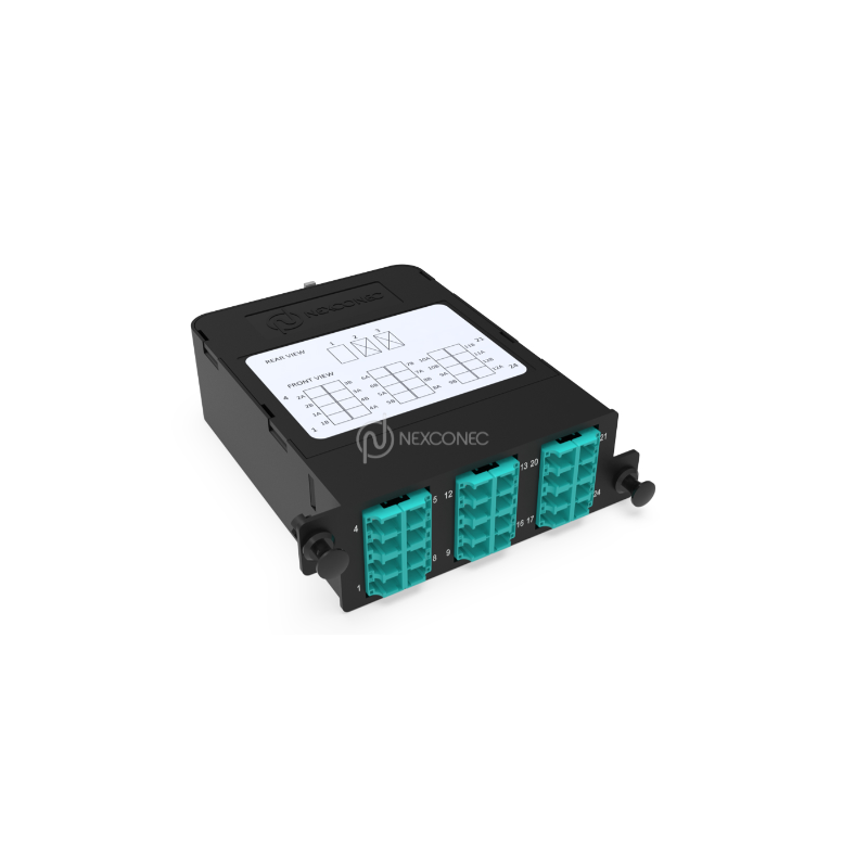 Module de transition HD 24FO MM OM3/OM4 Premium LC/UPC - 1xMPO(M) Elite Base-24