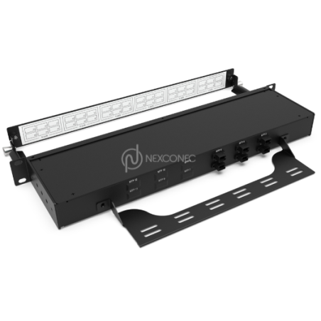 Panneau de dérivation MTP/MPO-LC Base-12 72FO OS2 NEXCONEC