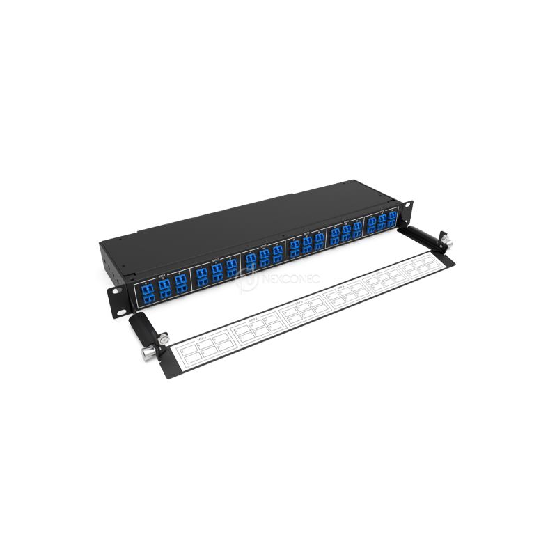 Panneau de dérivation MTP/MPO-LC Base-12 72FO OS2 NEXCONEC