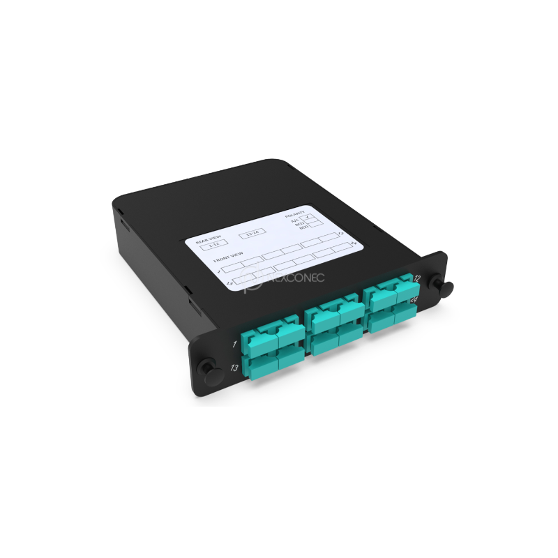 LGX Module MPO-SC Elite 12FO MM OM3/4 Aqua Pol A/C NEXCONEC