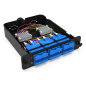 Module d'épissure LGX SC 12FO SM bleu chargé 12x tresses SC/UPC G657A1 600um col