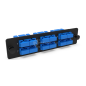 LGX Pass Thru Plaque d'adaptation SC 12FO SM Bleu NEXCONEC
