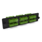 LGX Pass Thru Plaque d'adaptation SC 12FO SM Vert NEXCONEC