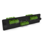 LGX Pass Thru Plaque d'adaptation SC 6FO SM Vert NEXCONEC