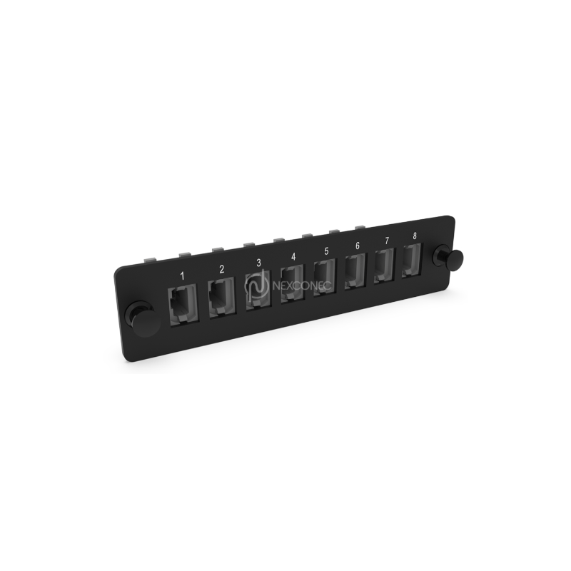 Plaque d'adaptation LGX Pass Thru chargée 8 ports MPO (clé levée/clé levée) NEXC  Solution LGX 97,44 €Solution LGX