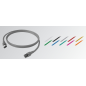 Cordon S/FTP - cat 6A - classe EA - Long: 5m - avec manchons gris LSFROH