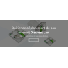Boitier déplacement de box internet avec son câble invisible
