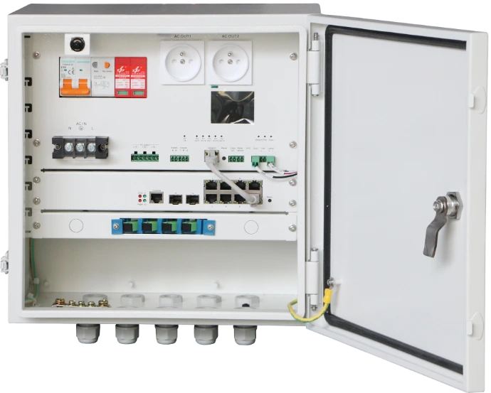 Coffret vidéo-protection avec switch PoE intégré