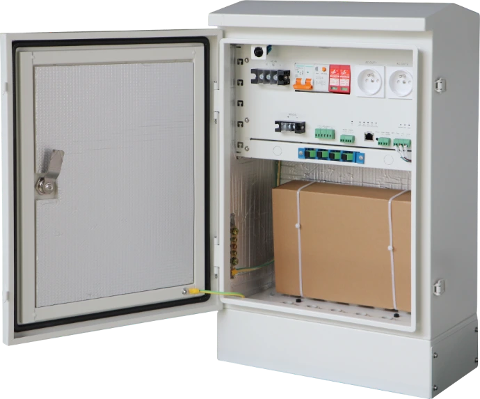 Coffret réseau intégré PoE fibre optique Fibreos