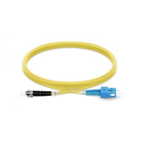 Jarretière optique mono SCPC/ST duplex Zipp jaune 2m