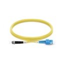 Jarretière optique mono SCPC/ST duplex Zipp jaune 2m