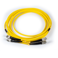 Jarretière optique mono ST/ST duplex Zipp jaune 2m