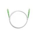 Jarretière optique mono G657 A SCAPC/SCAPC simplex gaine blanche renforcée 2 m