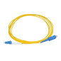 Jarretière optique mono LCPC/SCPC simplex jaune 5m