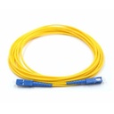 Jarretière optique mono SCPC/SCPC simplex jaune 3m