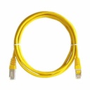Cordon réseau RJ45 Cat. 6a 100% cuivre double blindé S/FTP LSOH jaune 2 m