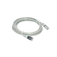 Cordon cuivre RJ 45 FTP Cat. 6 Gaine PVC 10 m 100% cuivre GRIS