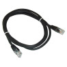 Cordon cuivre RJ 45 FTP Cat. 6 Gaine PVC 3 m noir 100% cuivre