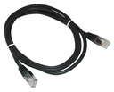 Cordon cuivre RJ 45 FTP Cat. 6 Gaine PVC 3 m noir 100% cuivre