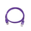 Cordon cuivre RJ 45 FTP Cat. 6 Gaine PVC 2 m Violet 100% cuivre