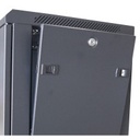 Coffret 19  22 U 600 X 600 (H x L x P) - NOIR RAL 9004 Pose au Sol possible
