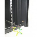 Coffret 19  22 U 600 X 600 (H x L x P) - NOIR RAL 9004 Pose au Sol possible