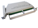 Tiroir optique pivotant équipé de 24 traversées et 24 pigtails SCAPC G657
