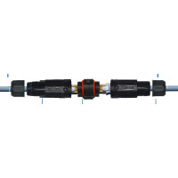 Jonction RJ45 1Gb étanche IP 68