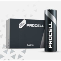 Piles alcalines Duracell Procell AA - LR6 1.5V 3Ah Par 10