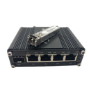 Mini Switch Industriel 4 Port 10/100/1000T 802.3at PoE+1 Port SFP 100/1000