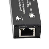 Mini Convertisseur Discreet Lan 1 port 10/100/1000 RJ45 vers 1 port SFP alim usb