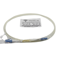 Cordon Discreet Lan mono LC/LC simplex Blanche 2mm - 2 m
